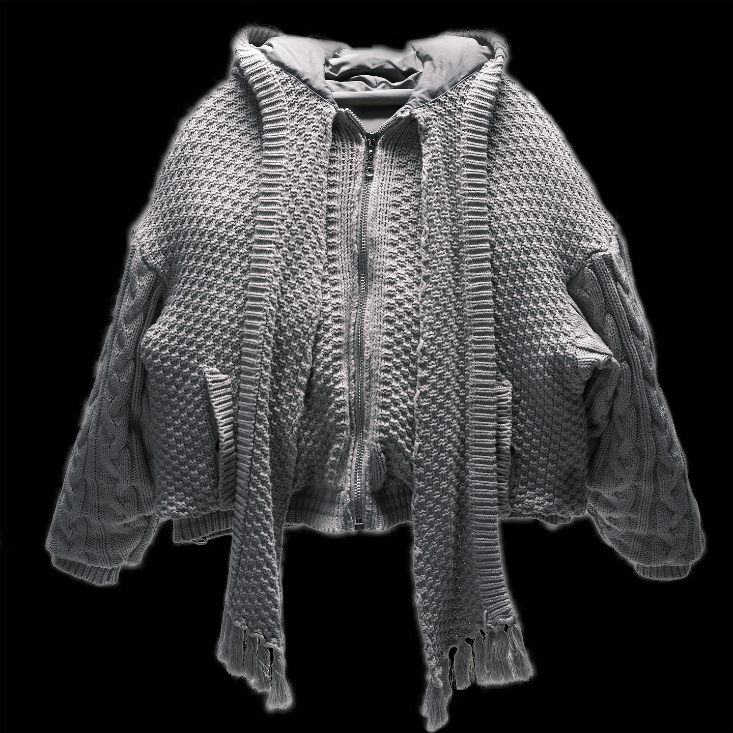 SCARF BOMBER [JACKET]